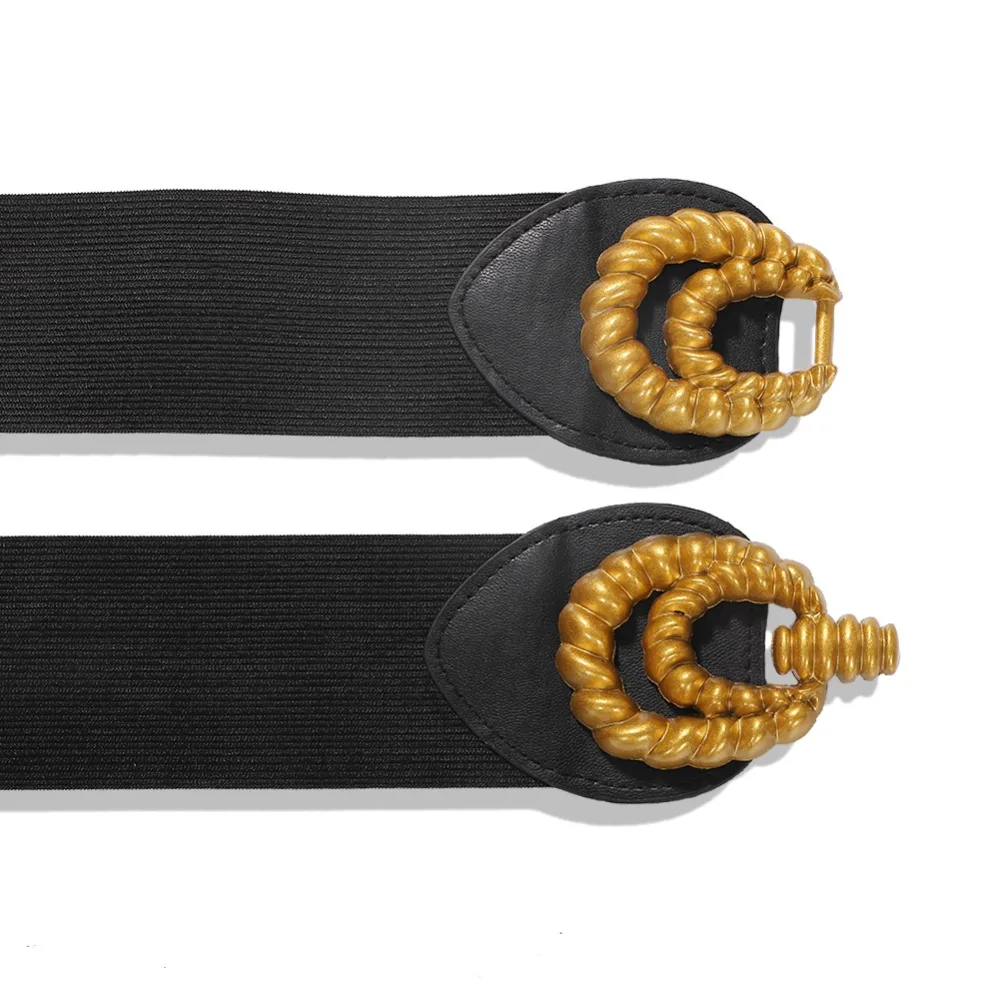 Vedawas Luxury Brand Za Pearl Belts For Women Charm Crystal Maxi Buckle Statement Belts Female Romantic Waist Party Jewelry