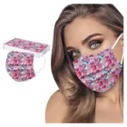 10 шт. Отпечатано одноразовые маски взрослые фланелевые пижамы унисекс с принтом в клетку, 3-Слои ушной маски для лица Mascararilla маски для взрослых Mondkapjes