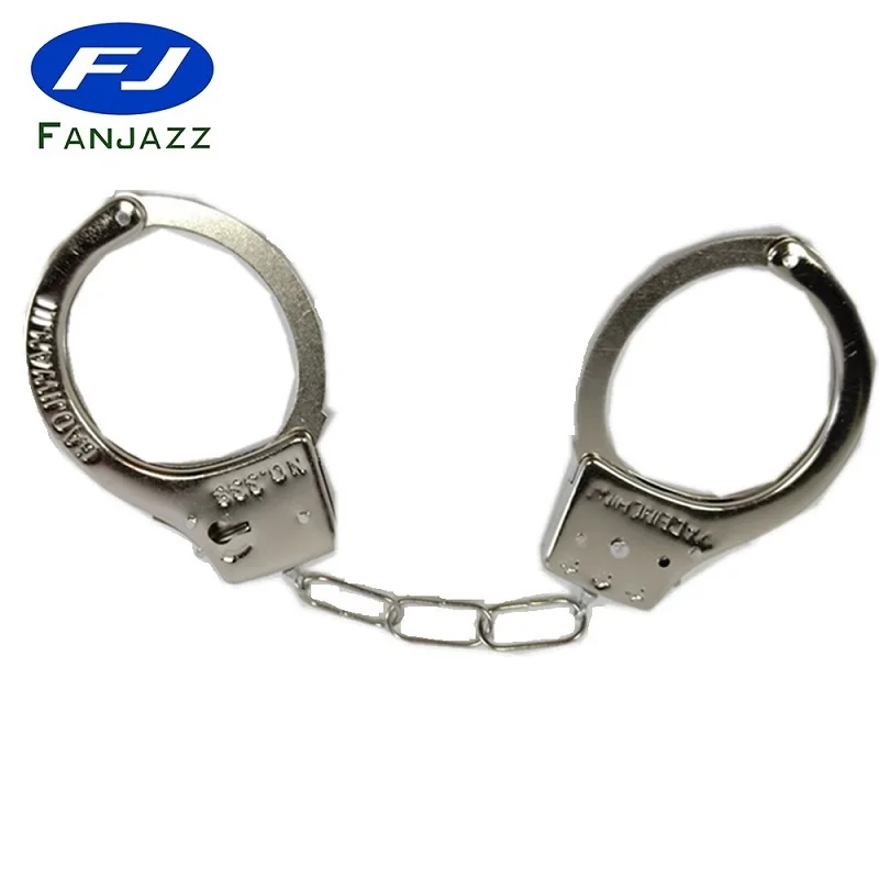 Косплей ролевые игры Серебряные Металлические наручники с ключами полицейские