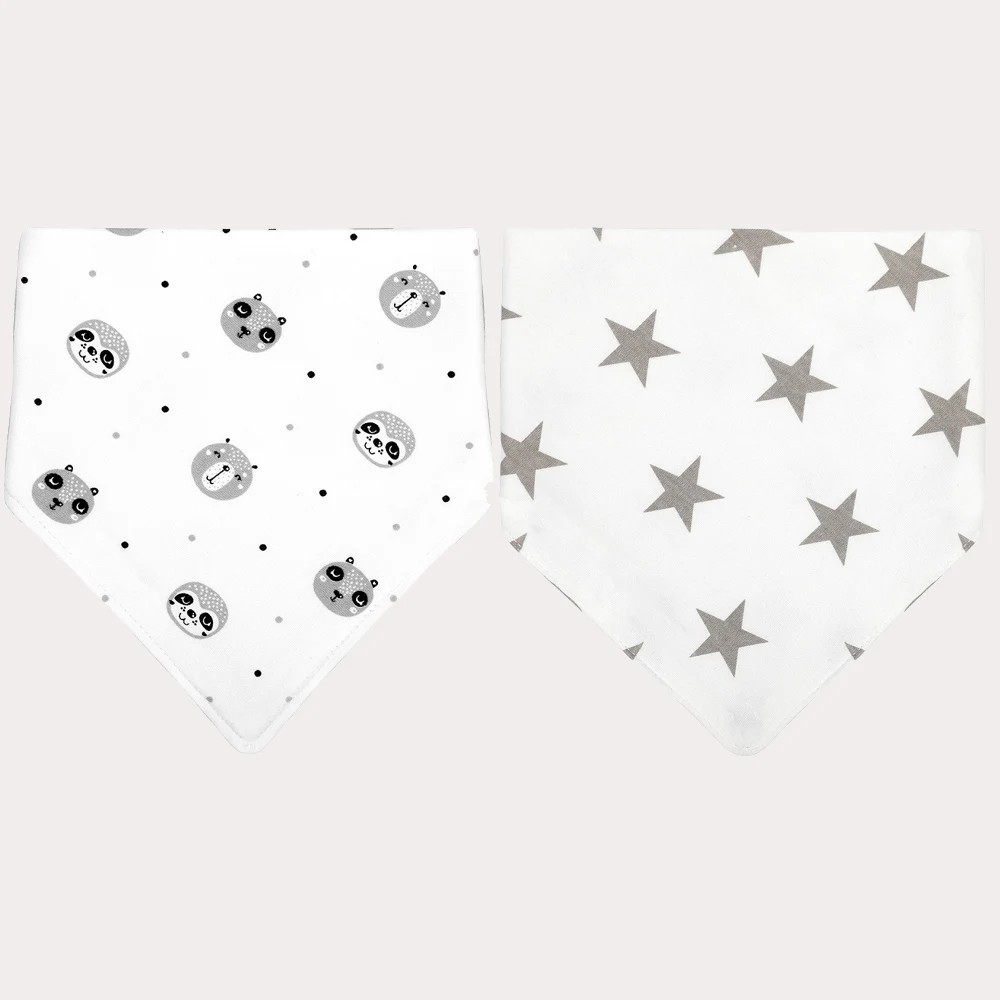 Бандана для новорожденных 100% хлопок 2 шт. в упаковке | Мать и ребенок