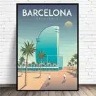 Барселона Путешествие Холст Картина настенные картины печать на холсте домашний Декор настенный плакат для декора для Гостиная