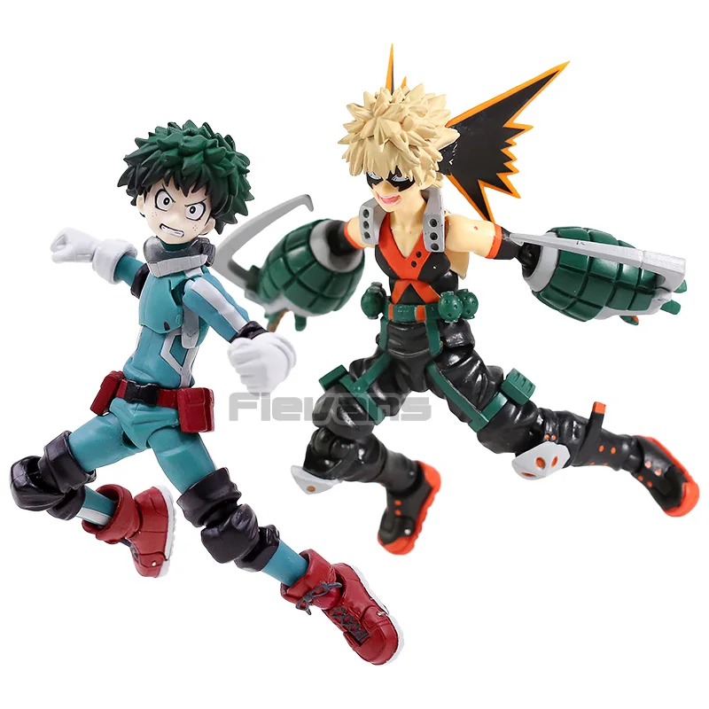 Моя геройская Академия Figma 443 Katsuki Bakugo 323 Midoriya Izuku экшн-фигурка Коллекционная