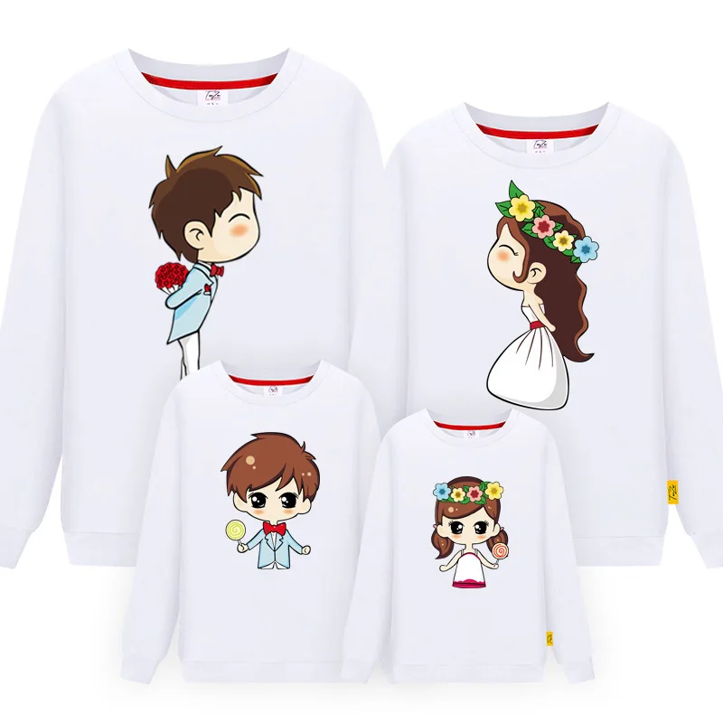 

Семейный стиль для папы, мамы и меня, 2019, папы, матери, дочери, сына, Рождественский новый год, хлопковый свитер, наряды, Одинаковая одежда для ...