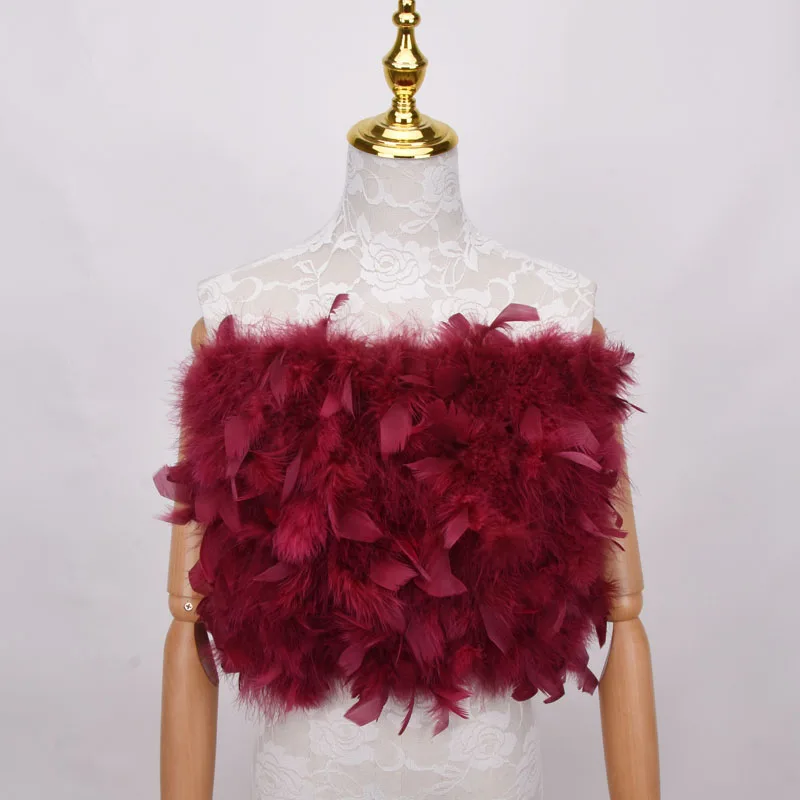 New 100% natural Turkey fur bra underwear women's fur coat real  Turkey fur coat fur mini skirt