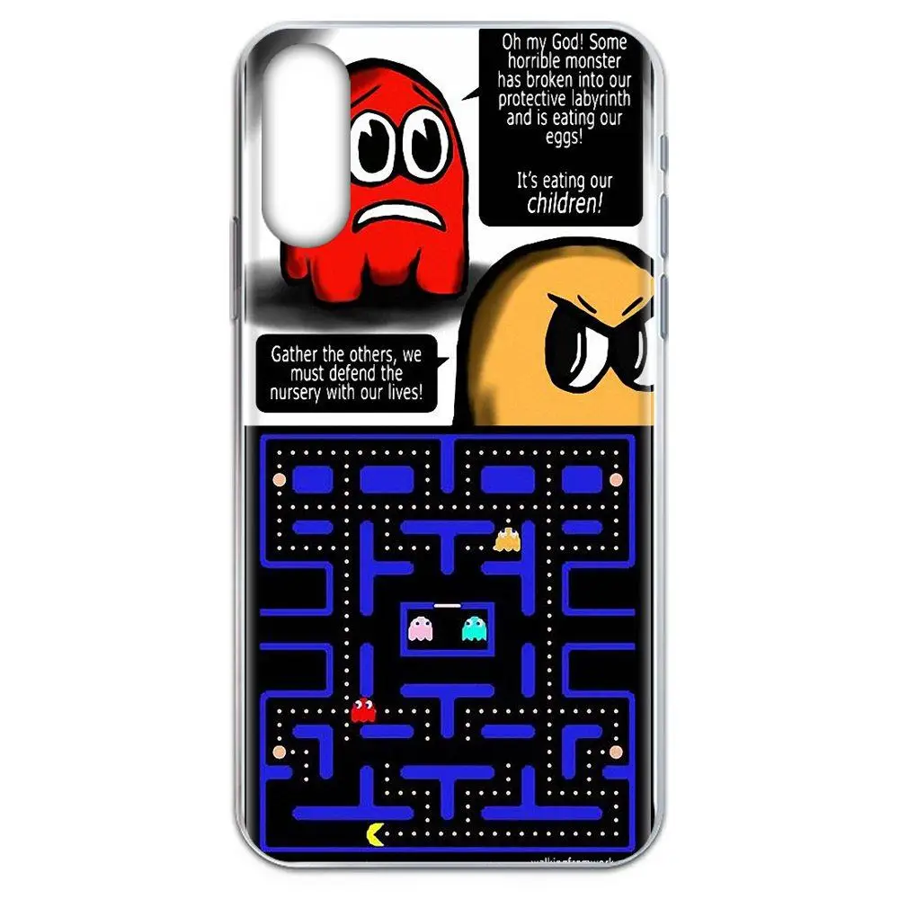 Pacman геймера оправой для Galaxy Note 10 A10E A10S A20S A30S A40S A50S A6S A70S A730 A8S M10S M30S Lite Plus в продаже