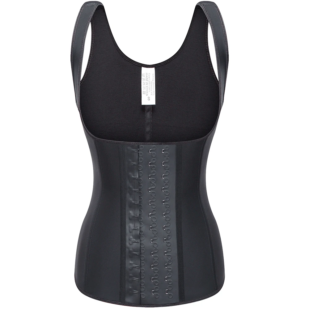 Латексный тренировочный корсет для талии жилет Корректирующее белье женская