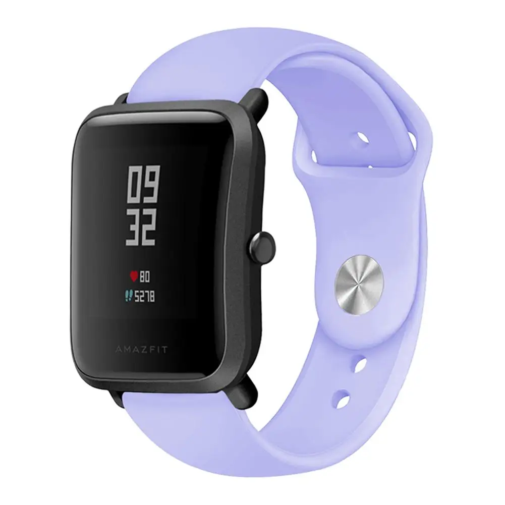 20 мм силиконовый ремешок для часов для samsung Galaxy Active gear S2 Garmin Vivoactive 3 Amazfit часы ремешок аксессуары