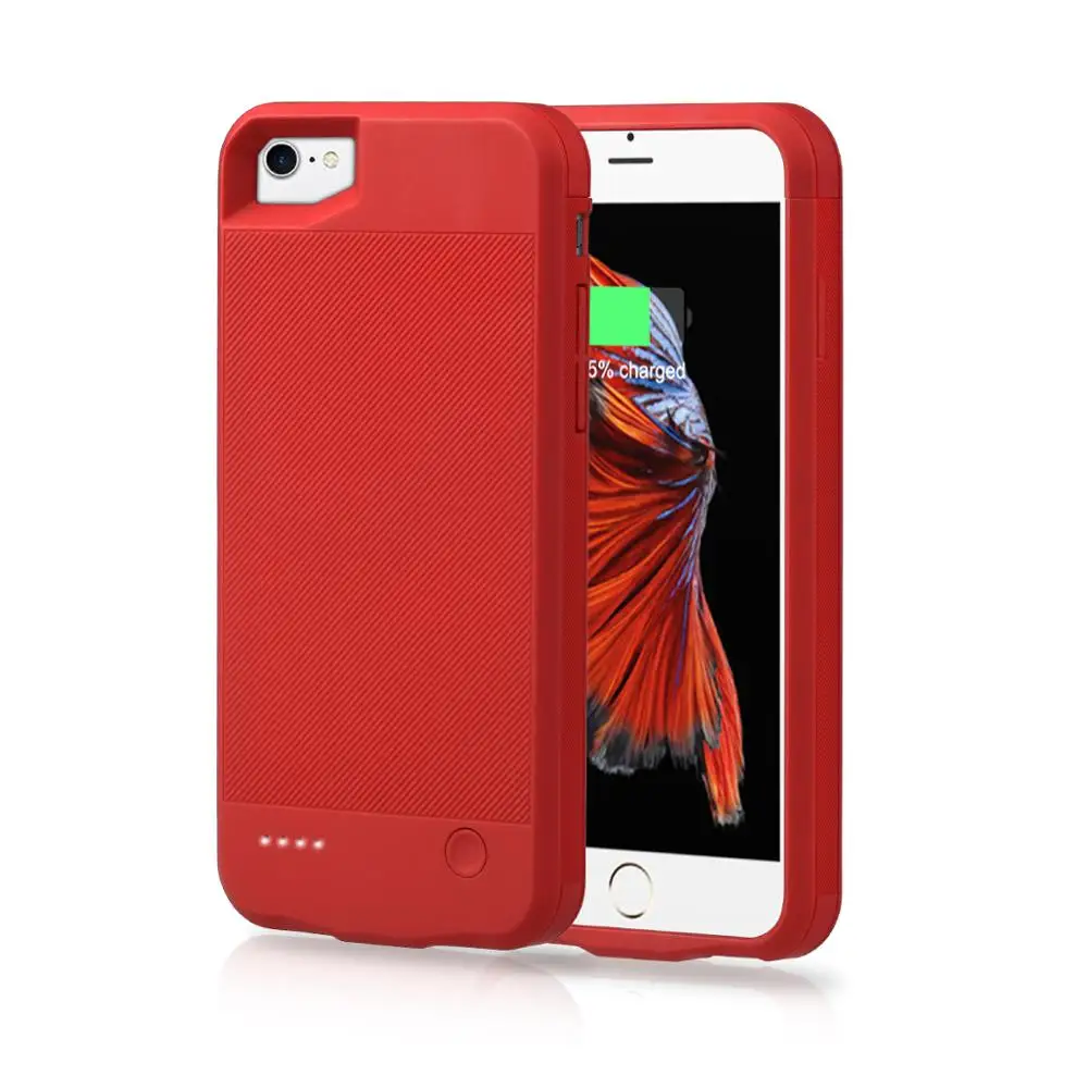 Чехол DuraPro для зарядки аккумулятора большой емкости iPhone 6 6s 7 8 чехол портативного