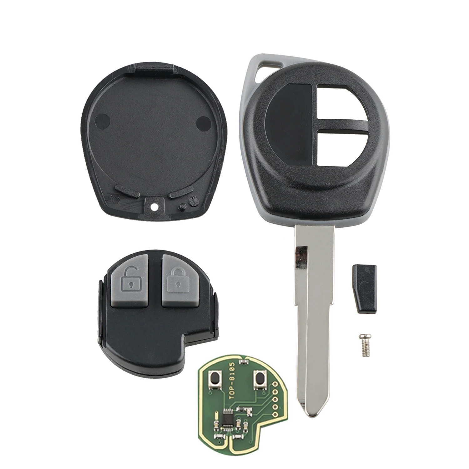 QWMEND KBRTS004 для Suzuki Key Remote ID46 чип-ключ автомобиля HU87 Blade Swift SX4 ALTO Vitara Ignis JIMNY Splash 433 МГц |