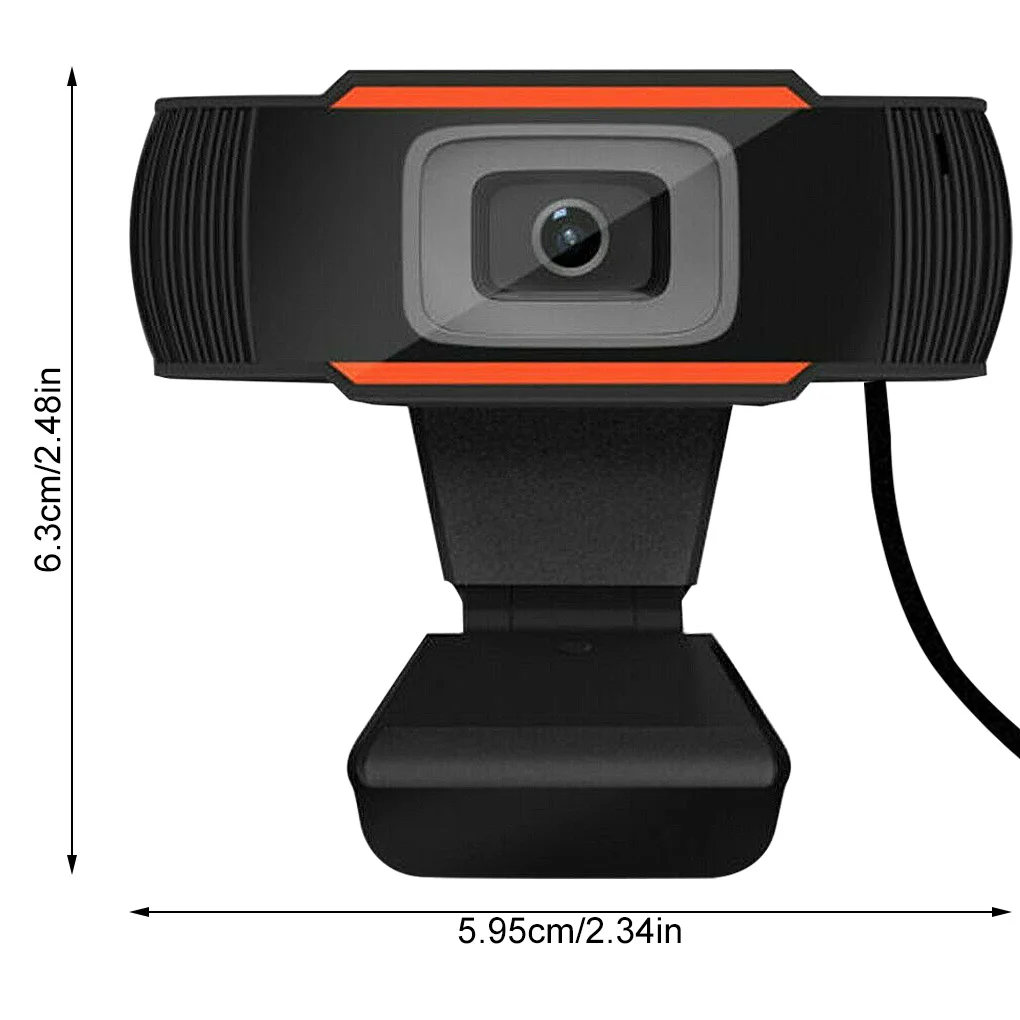 

USB 2.0 HD 12.0M Pixels Webcam Online Meeting Video Chat Rotatable Computer Laptop Clip-on Camera