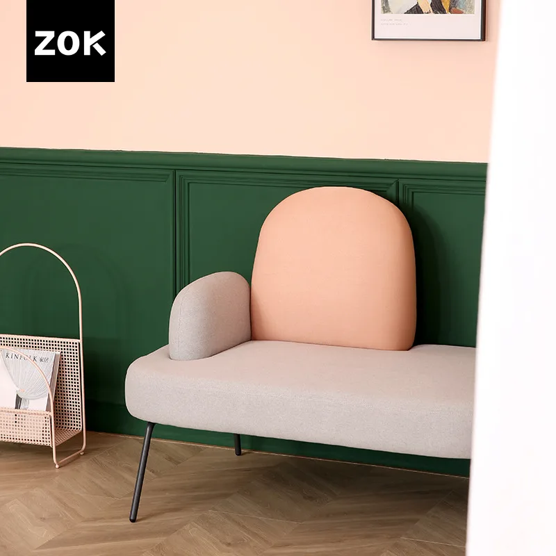

The Nordic Small Style Soft Sofa Cloth Art Sofa For Apartment