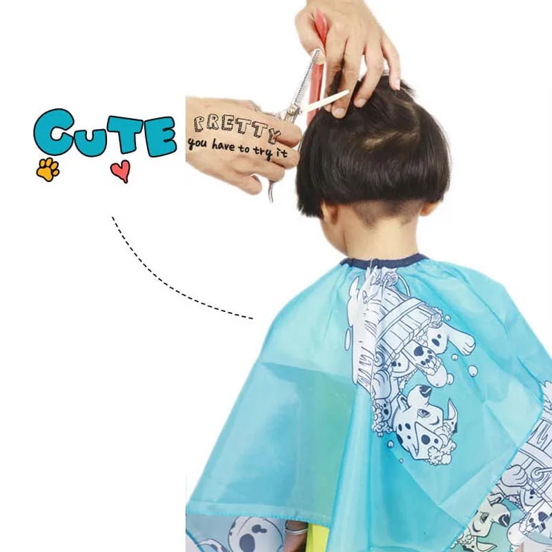 Детская одежда для парикмахера с мультяшным рисунком собаки тканевая ткань