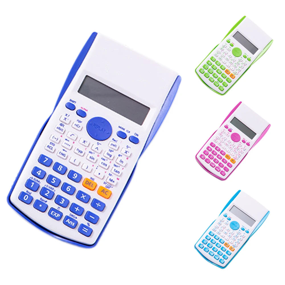 

12 Digits Gift Battery Powered Practical Exams Scientific Calculator ABS Multifunction Office Desktop Work Home Mathematics