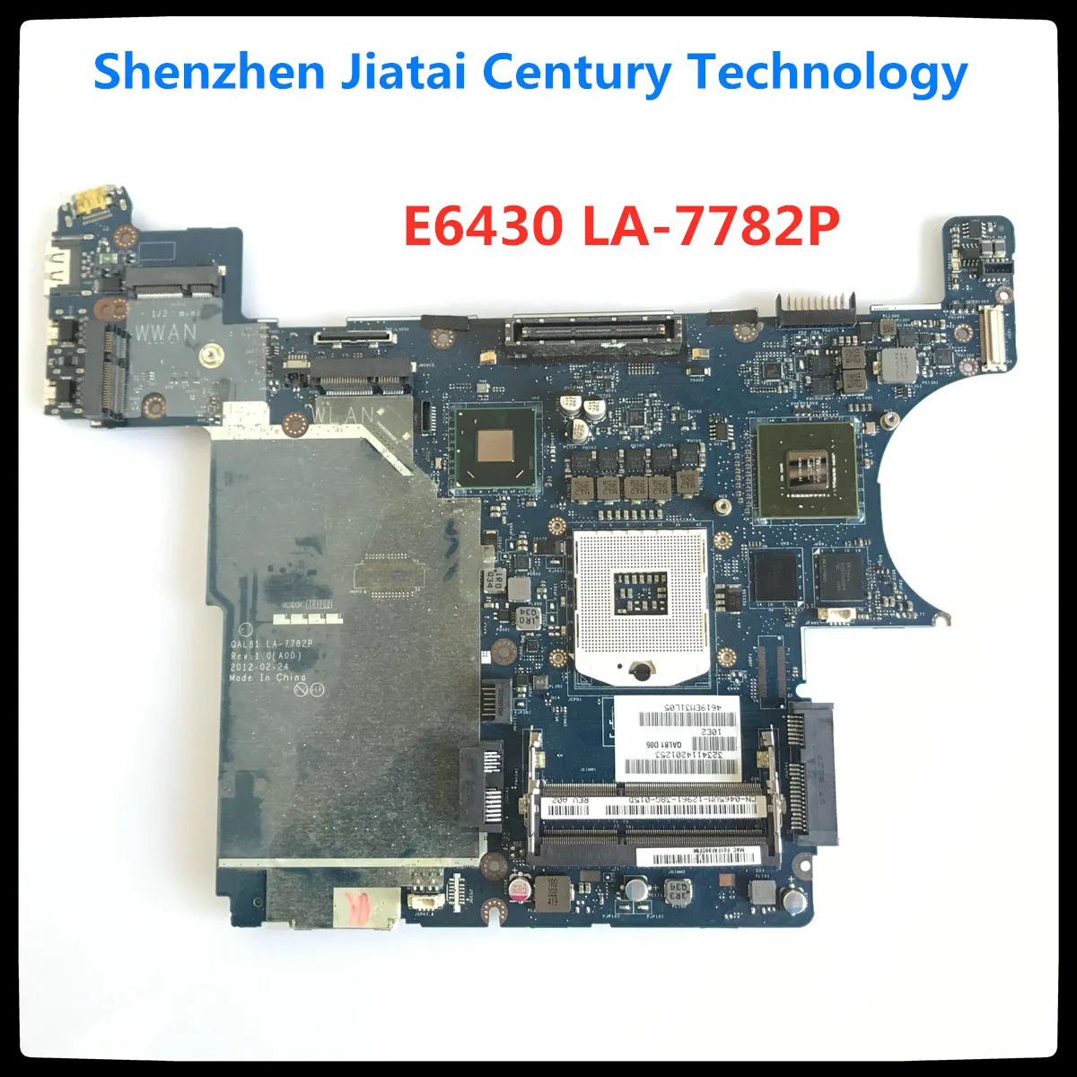 E6430 материнская плата для ноутбука Dell Latitude QAL81 LA 7782P REV: 1 0 (A00) Системная Материнская