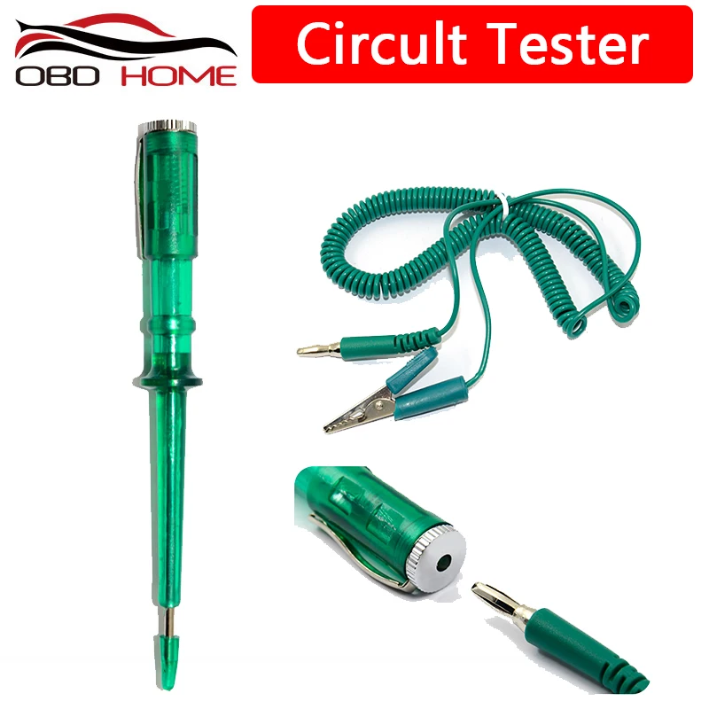 

Car Circuit Tester pen DC 6V 12V 24V Voltage Auto Vehicle Gauge Test light