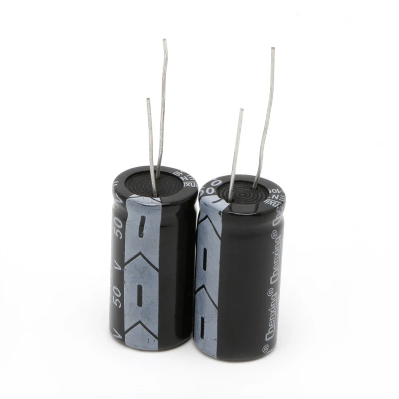 

2Pcs 18*35mm 4700uF 50V Aluminum Electrolytic Capacitor 105°C Dimension