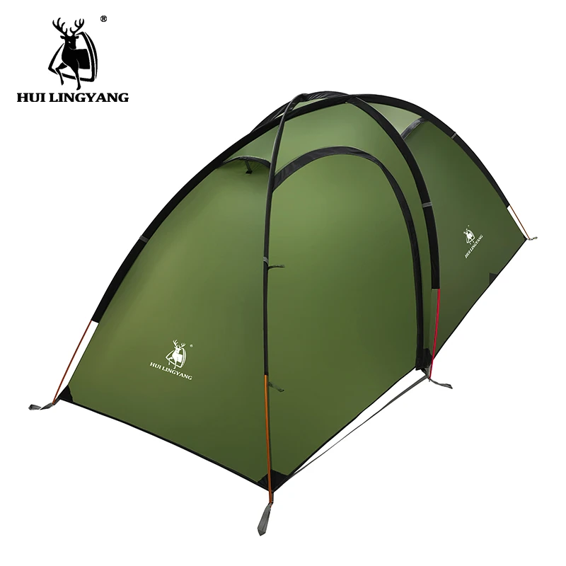 Сверхлегкий двухслойный непромокаемый шатер для 2-3 человек из алюминиевого