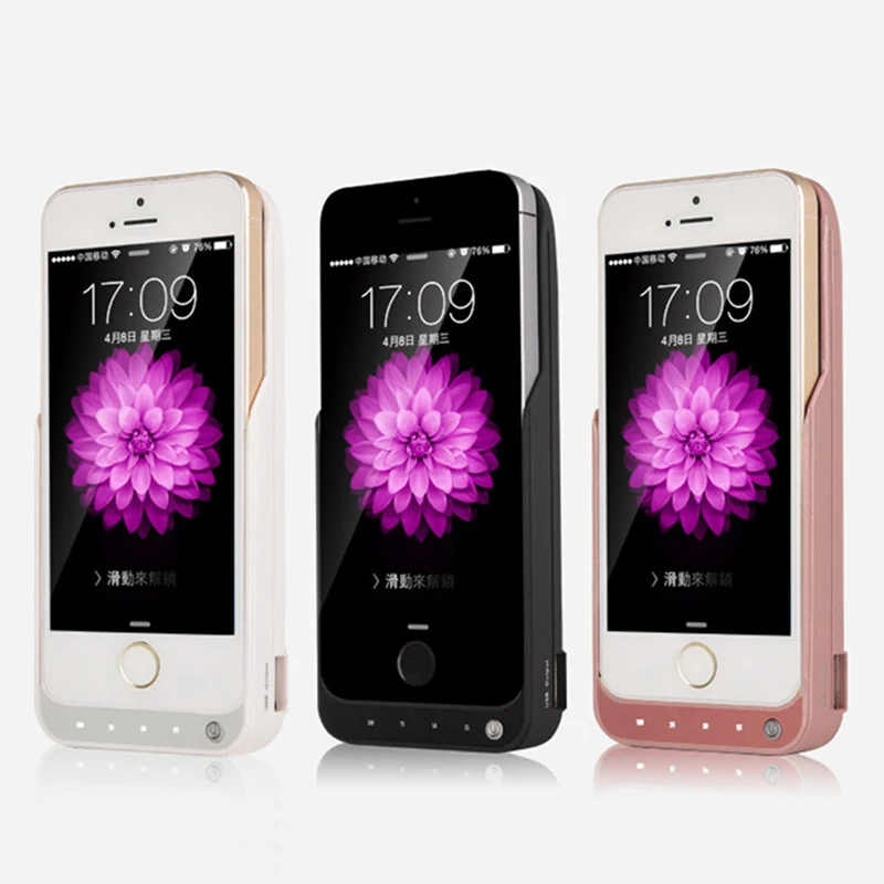Чехол для телефона с увеличенной емкостью 4200 мАч iPhone 5|Чехлы аккумулятором| |