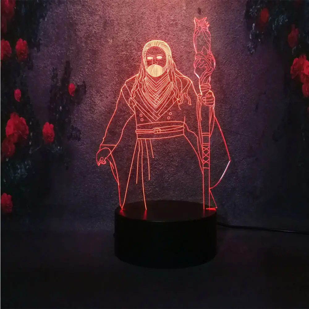 World of Warcraft игра с персонажами антонидами ночник для дома спальни Декор 3D