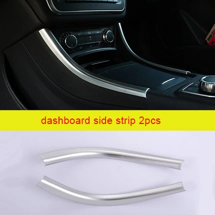 

For Mercedes Benz CLA CLA200 220 chrome central control side strip 2pcs
