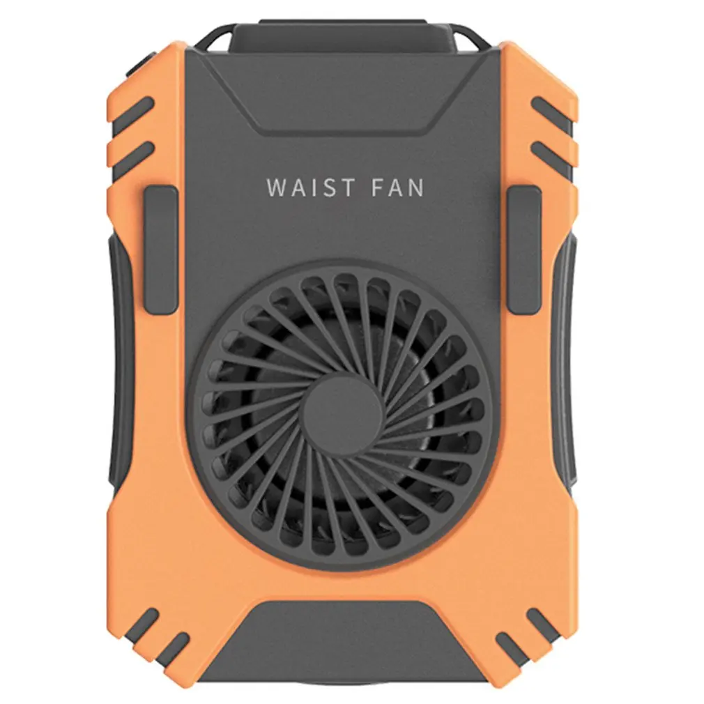 

USB Portable Personal Hanging Waist Fan With Recharge Battery Ultra Quiet Wearable Electric Fan Handheld Air Conditioner