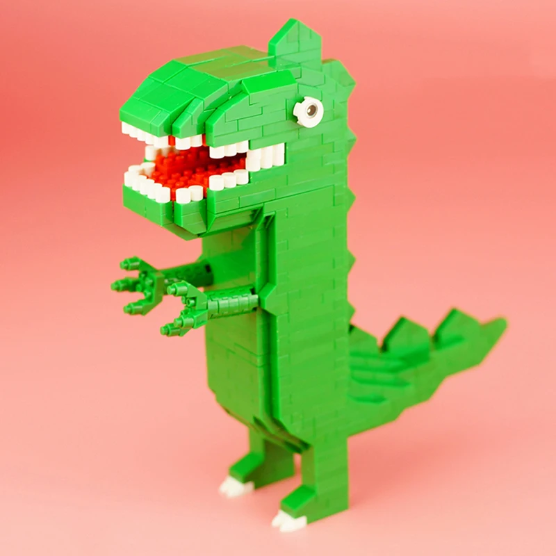 

LOZ 9799 тираннозавр рекс динозавр животное кукла Монстр 3D модель мини алмазные блоки кирпичи игрушка для детей без коробки