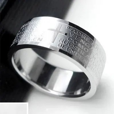 MOREDEAR 8 мм 316L серебряные кольца из нержавеющей стали титановой для женщин и