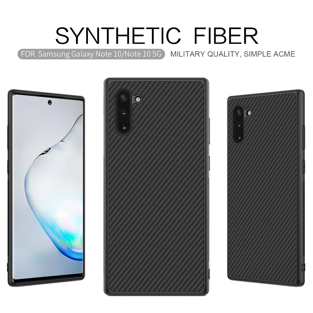 NILLKIN для samsung Note 10 Plus чехол для samsung Note 10 чехол из углеродного синтетического волокна задняя крышка для Galaxy Note 10+ Note10 5G