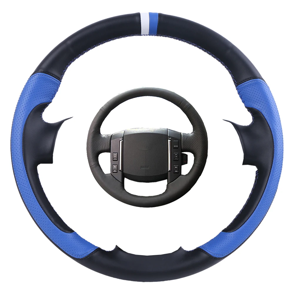 Чехол рулевого колеса автомобиля волоконная кожа для Land Rover Freelander 2 2007