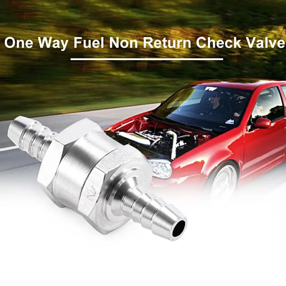 

1PC One Way Aluminium Alloy Fuel Non Return Check Valve Fit Carburettor For Marine Automotive Caravans 6mm/8mm/10mm/12mm