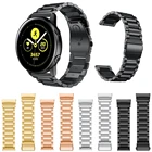 Ремешок из нержавеющей стали для наручных часов, роскошный браслет для Samsung Galaxy watch Active 42 мм, металлический браслет, 20 мм