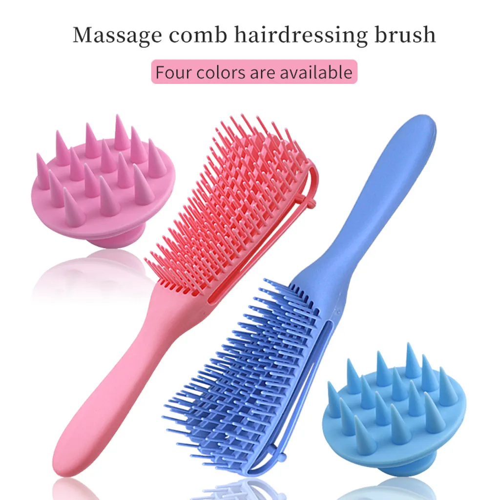 

Women Hair Scalp Massage Comb Detangling Hair Brush Scalp Massage Hair Comb Detangling Brush Curly Hair Brush Detangler Hairbrus