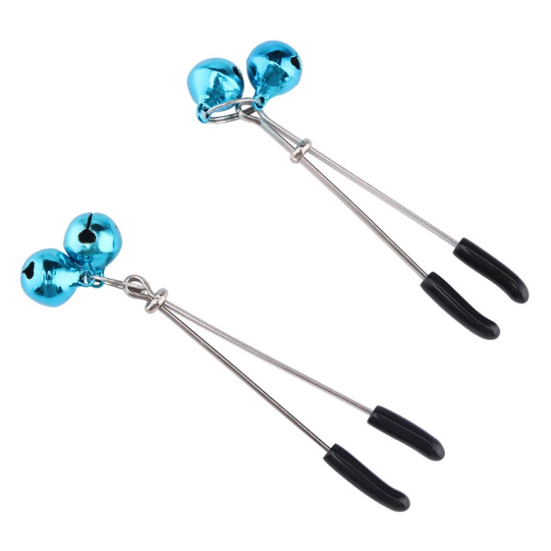 1 пара металлический ниппель зажимы для колокольчиков бондаж интимные игрушки