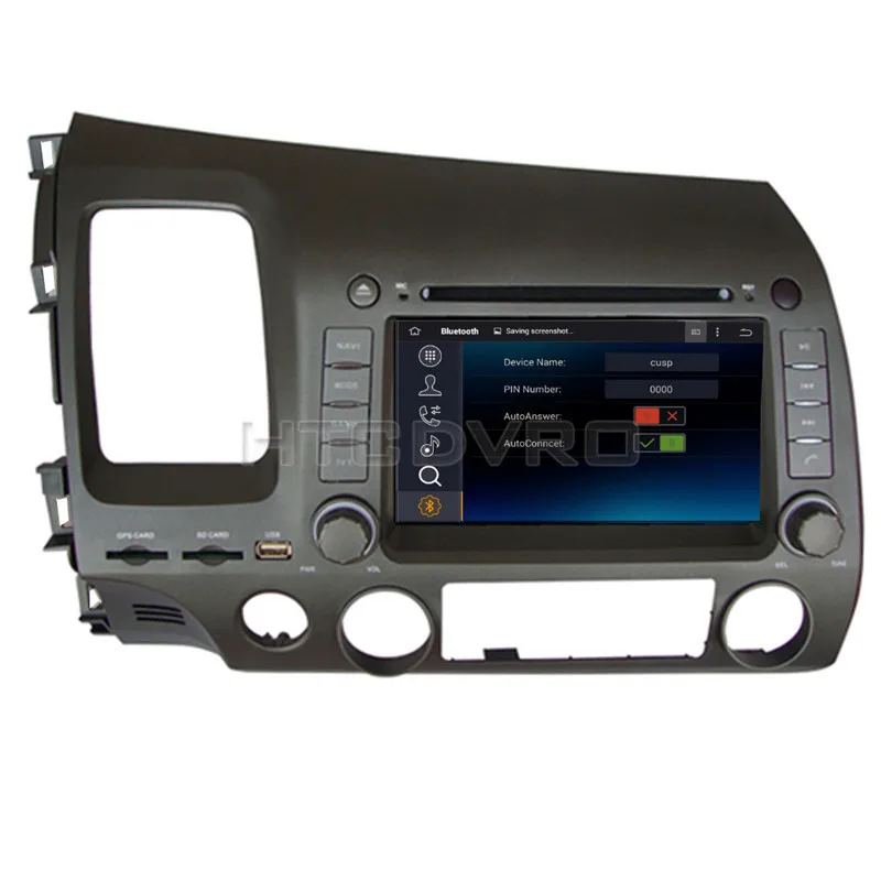 YMODVHT 7 дюймов 4G Восьмиядерный Android 9 0 1 автомобильный dvd плеер для Honda Civic left driving 2006