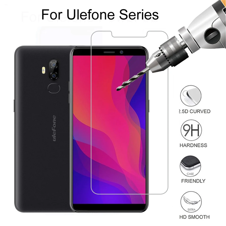 

9H Tempered Glass For Ulefone Armor 6 7 Note 7 Explosion Proof Screen Protector On Ulefone Power 6 5 3 3S Protective Film Glass