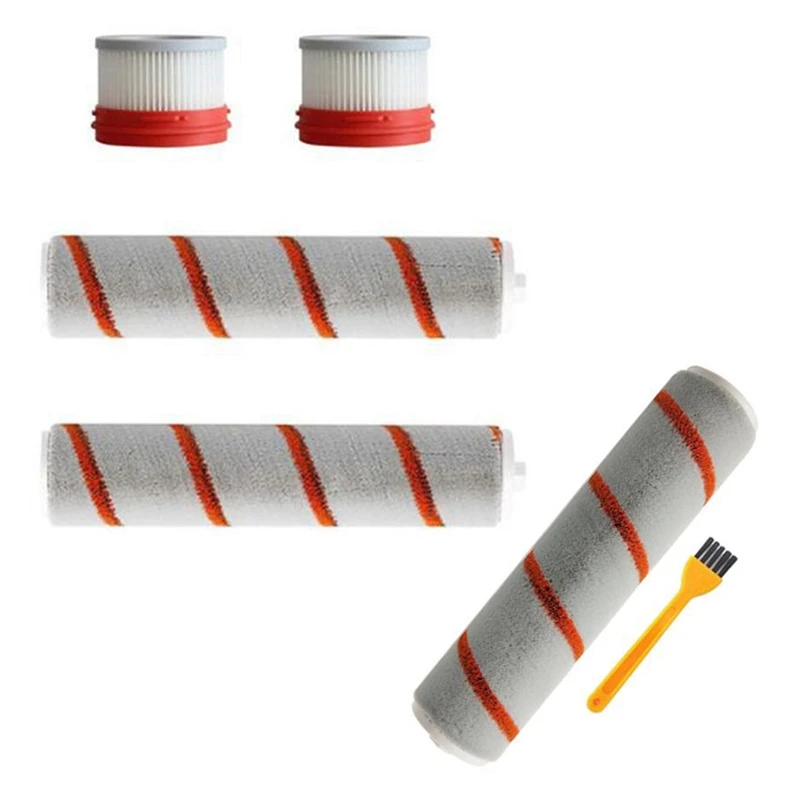 

2 комплекта аксессуаров для пылесоса: 1 набор Hepa-фильтров и 1 набор HEPA-фильтров с роликовой щеткой