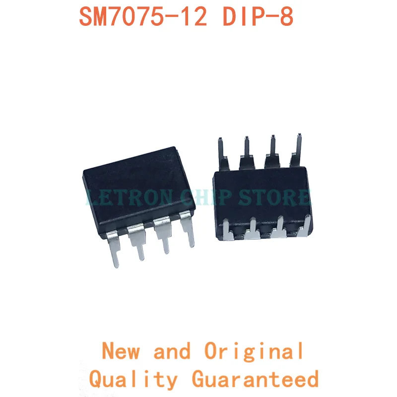 

10PCS SM7075-12 DIP8 SM7075 DIP-8 DIP new and original IC Chipset