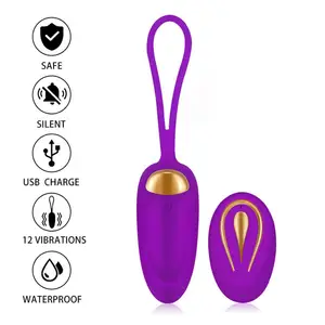 Kegel Exercise Weights for Women,Remote Controlled Kegel Balls,Upgrade 12 Speed Vibrating Bullet Eggs Vaginial Health Products 10 item image