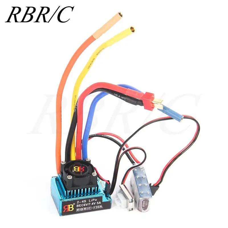 

Rbr/c120a Brushless Esc 2s-4s Off-road Climbing Remote Control Model Car Marine 3650 540 Motor R700