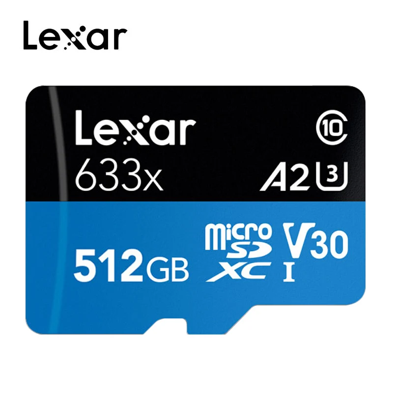 Карта micro sd Lexar 512 ГБ SDXC/SDHC для Gopro/DJI/Nintendo switch | Компьютеры и офис
