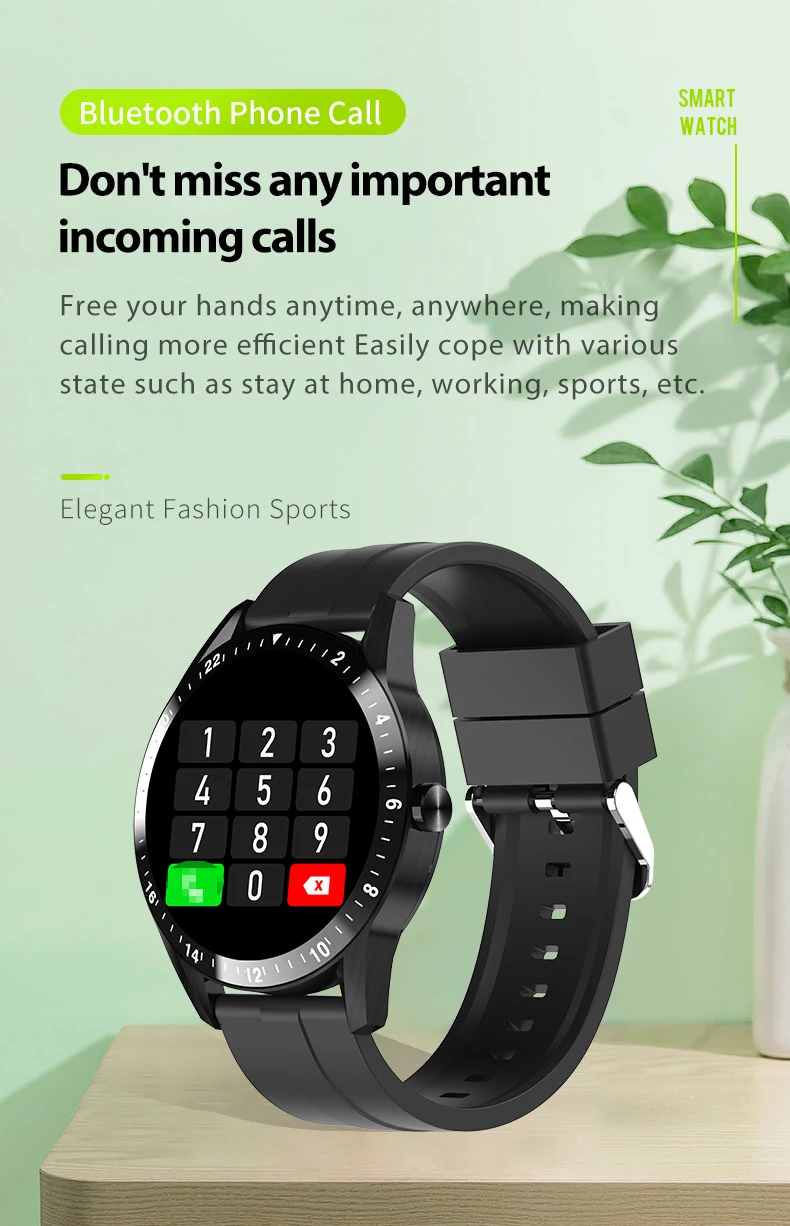 

S1 Smart Watch Men Support Bluetooth Call Full Touch Screen Fitness Tracker Smartwatch IP67 Waterproof For iOS Android Phone
