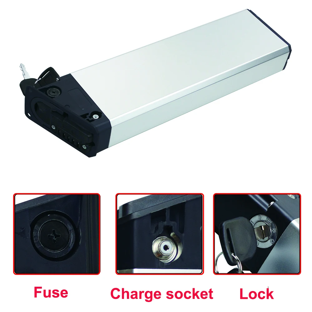 Аккумулятор литий-ионный складной для электровелосипеда MATE 500 Вт 750 1000 48 В 52 в 13 Ач