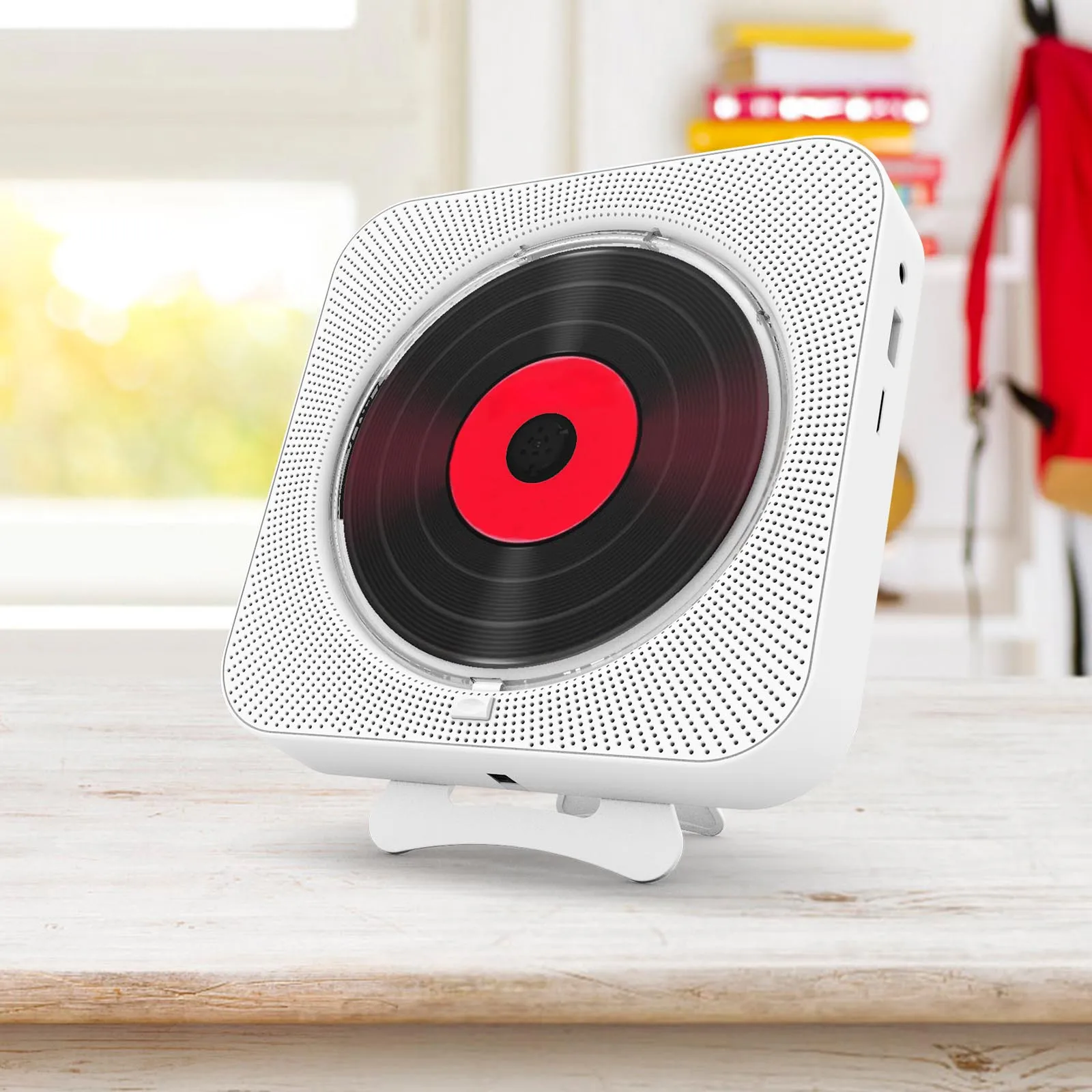 Настенный CD-плеер с объемным звуком FM-радио Bluetooth USB MP3 дисков портативный