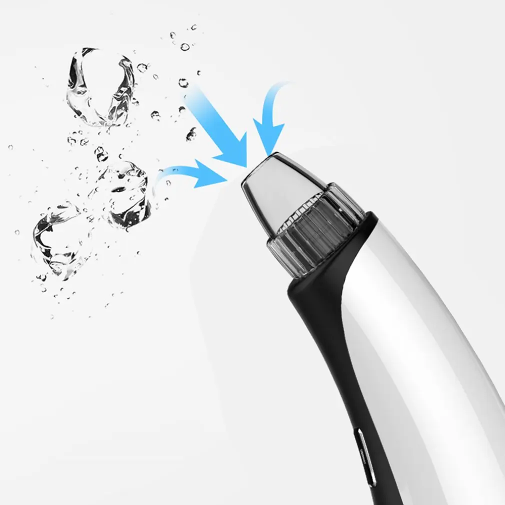 F-12 Blackhead Suction Instrument Remover Acne Treatment Vacuum Pore Cleaner Facial Cleansing Device | Красота и здоровье