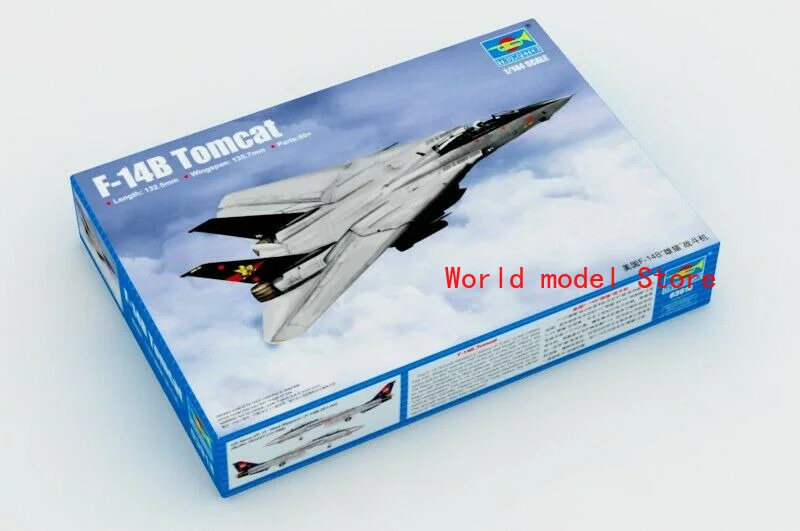 Трубач 1/144 03918 нам F-14B Tomcat истребитель Пластик лазерной обрезки модели самолета