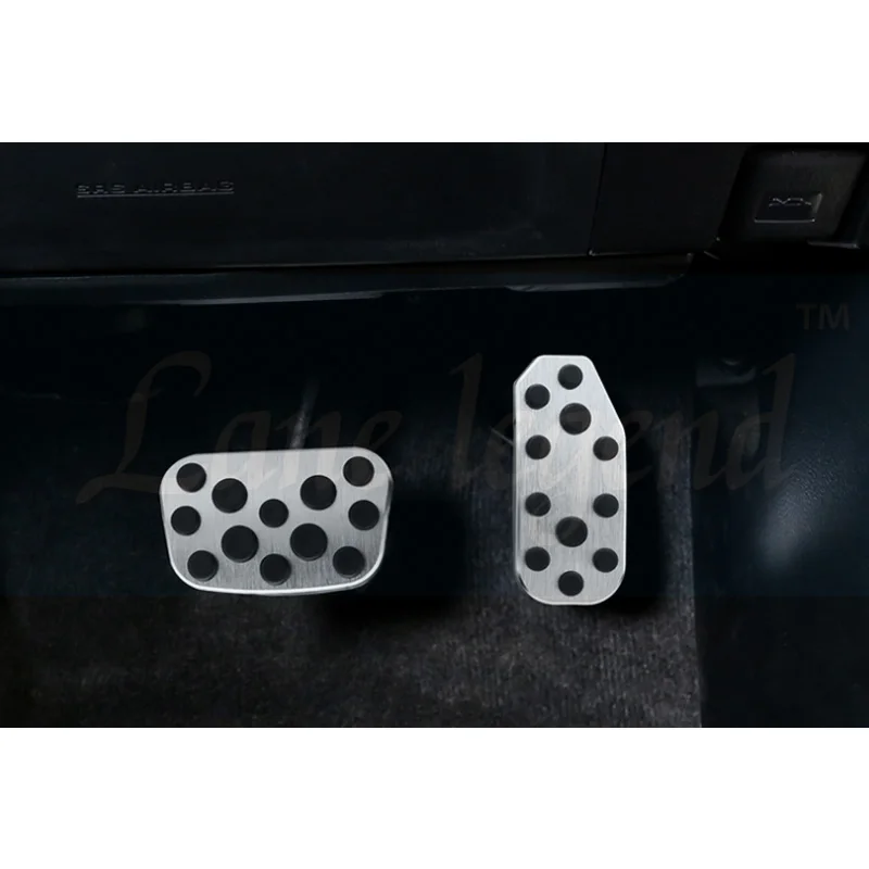

Aluminum alloy Car Accelerator Gas Pedal Brake Pedal plate Cover For Toyota Alphard 2011 2012 2013 2014 2015 2016 2017 2018 2019