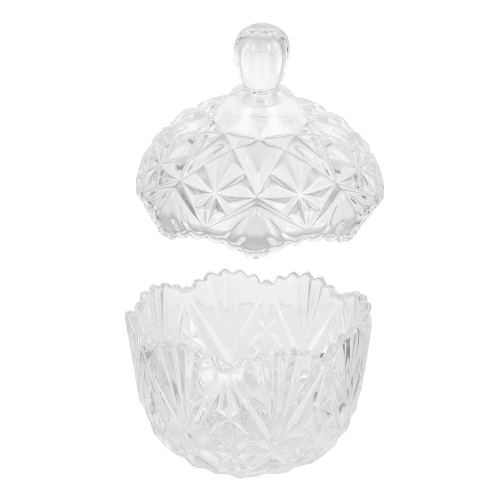 

Прозрачная стеклянная герметичная банка для хранения конфет, 1 шт.