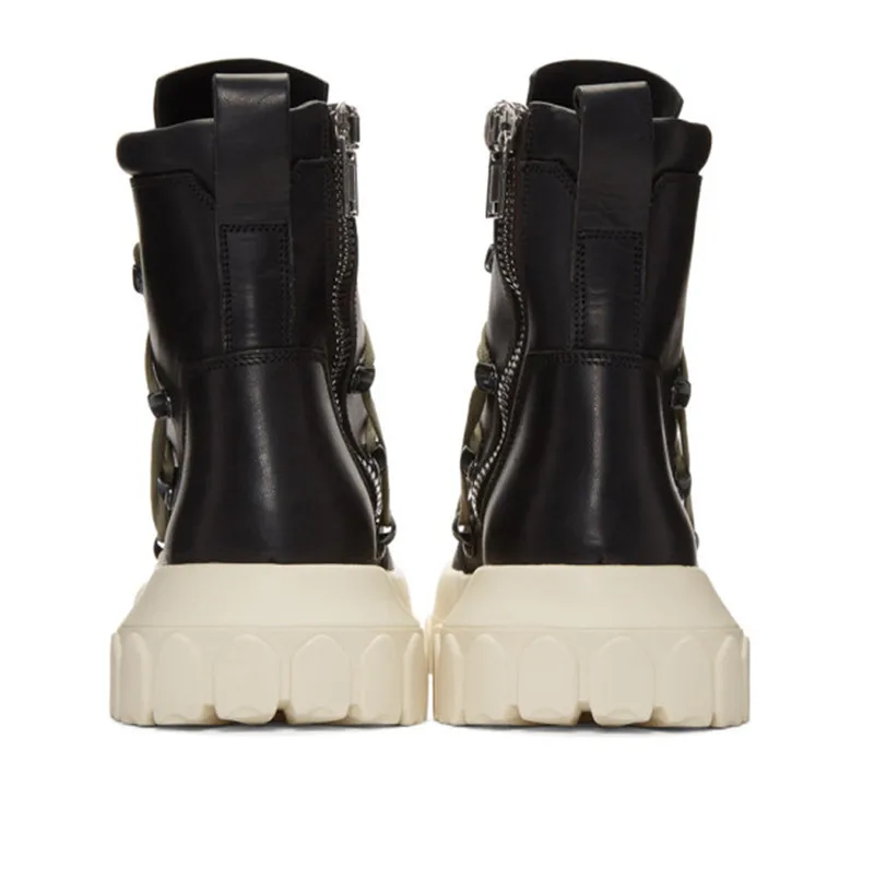 Botas hombre; коллекция года; Мужские ботинки в байкерском стиле; Модные Ботинки martin на платформе; мужская повседневная обувь с высоким берцем; 9#20/15D50