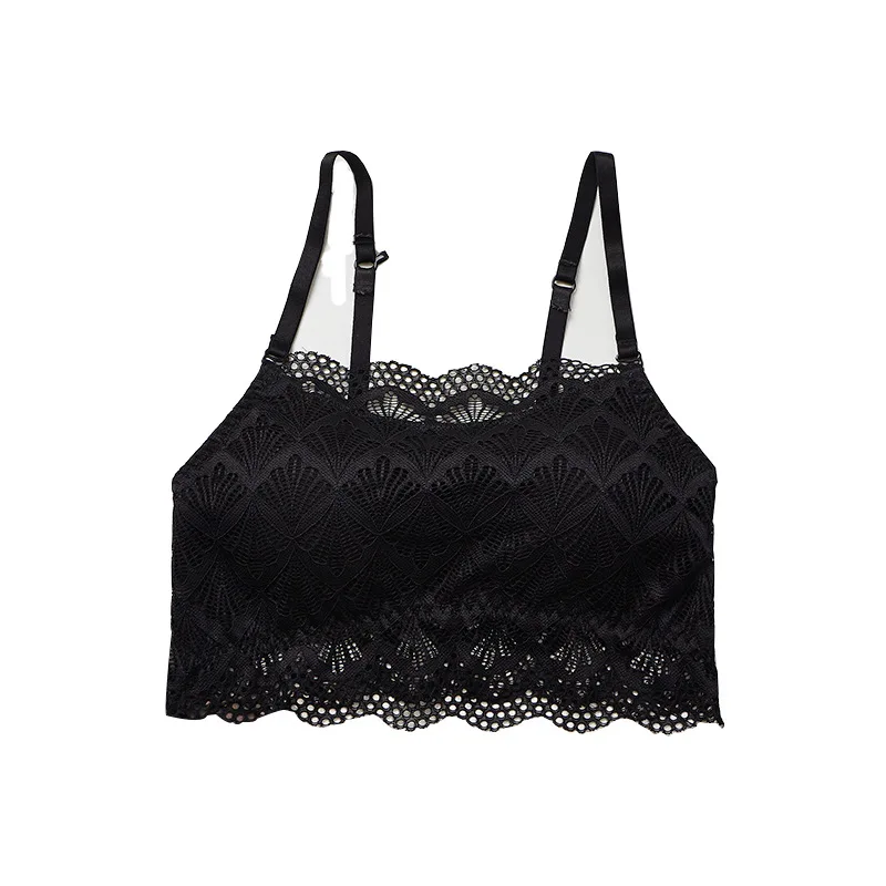 

Fashion Sexy Bra Gather Breast Push Up Underwire Support Chest Women Wrapped Chest Lace Bras New