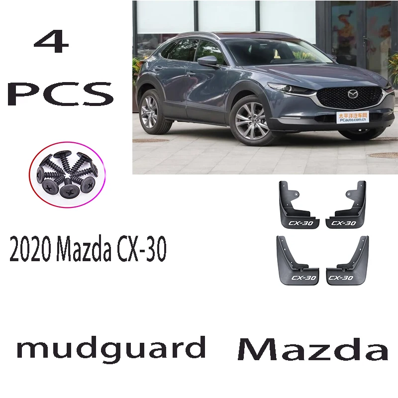 

For Mazda CX-30 CX30 Mud Flaps Splash Guard Cover Mudguard Fenders Splasher Auto Accessories